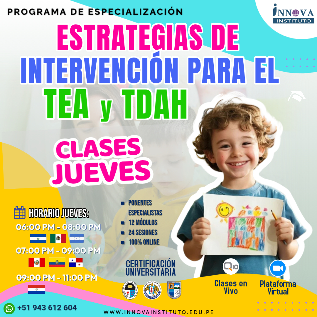 ESTRATEGIAS DE INTERVENCIÓN PARA EL TEA Y TDAH